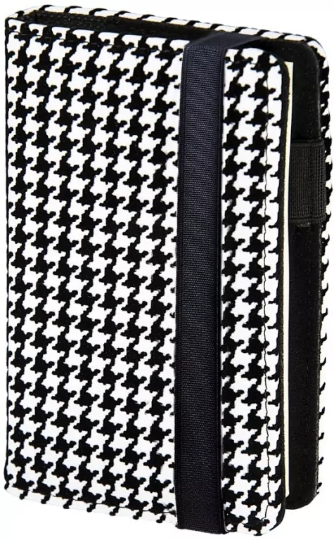 Notes A6 na gumkę kratka biało-czarny NP-60MD - tantis.pl