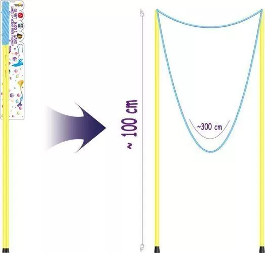 Sznurek Pro do wielkich baniek mydlanych 100 cm - tantis.pl
