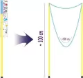 Sznurek Pro do wielkich baniek mydlanych 100 cm - tantis.pl