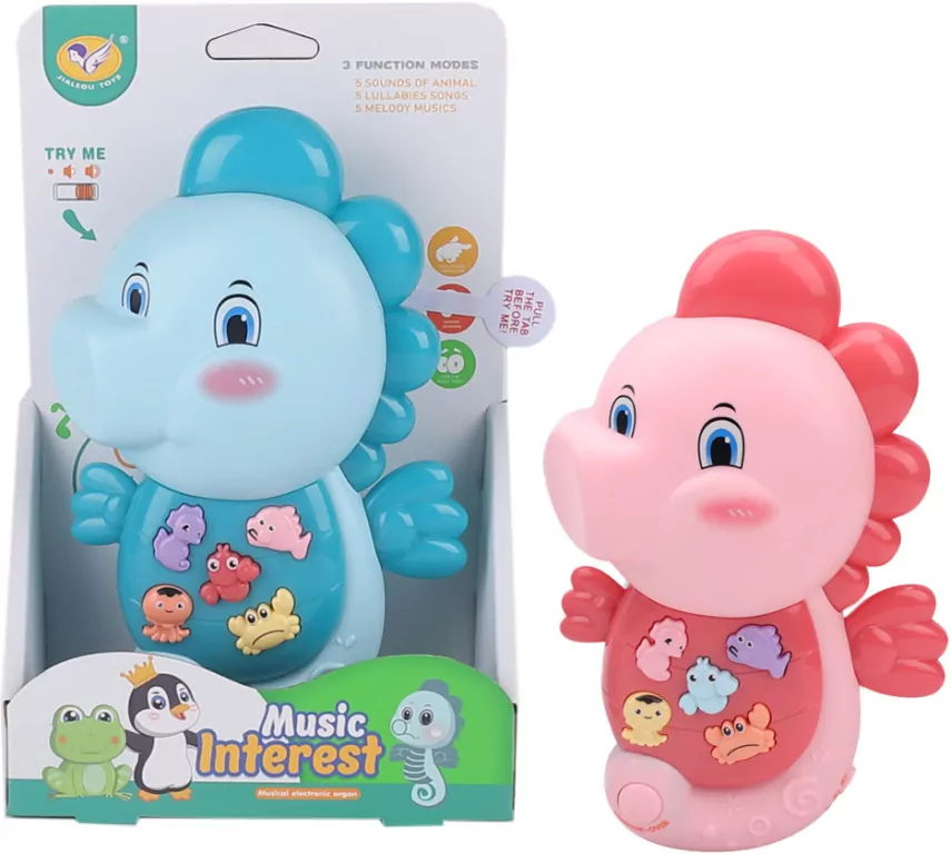 Zabawka muzyczna - konik morski - tantis.pl