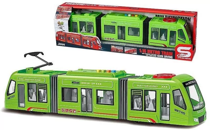 Tramwaj światło, dźwięk, otwierane drzwi 1:16 - tantis.pl