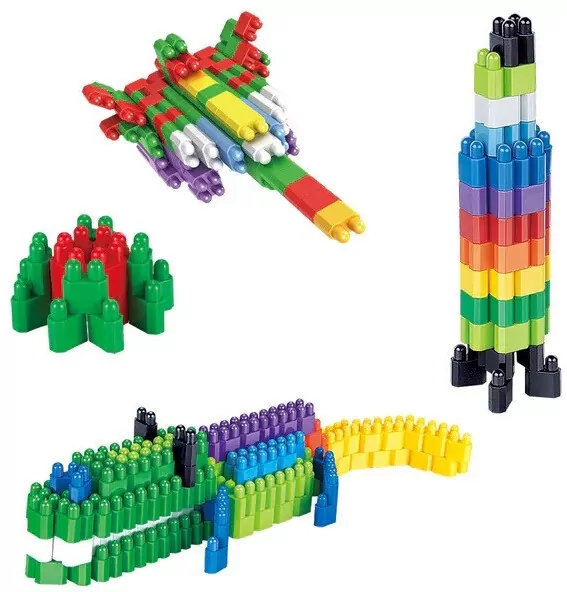 Klocki małych geniuszy. Cegiełki 498 el - tantis.pl