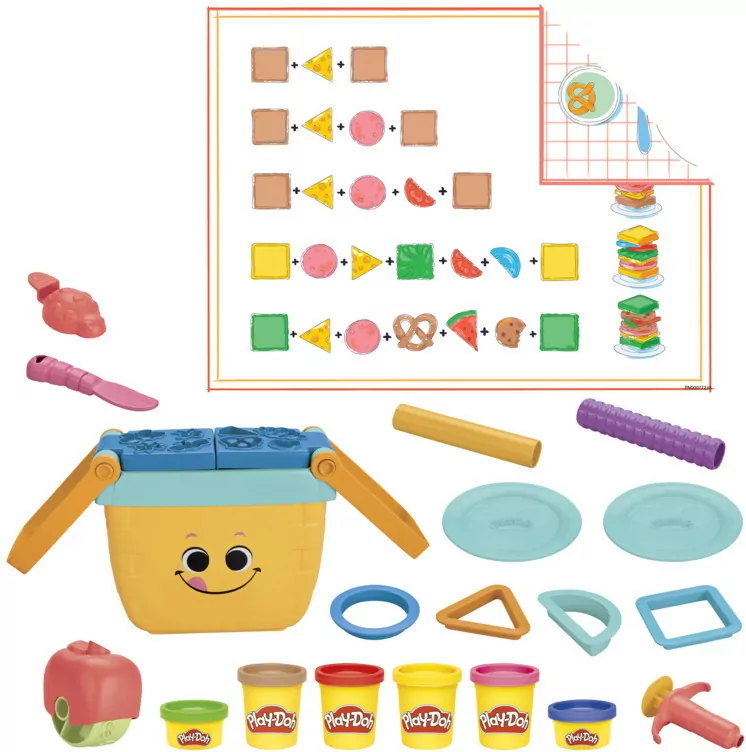 Hasbro. Play-Doh Starters piknik i nauka kształtów - tantis.pl