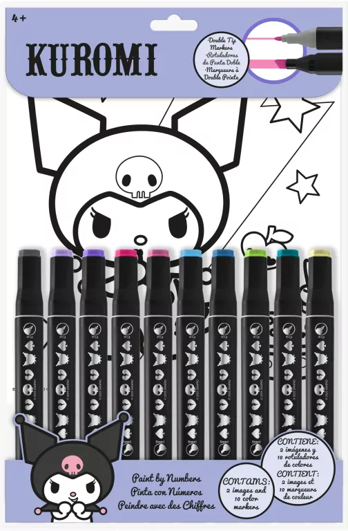 Zestaw kreatywny Kuromi 12 el. KU00022 - tantis.pl
