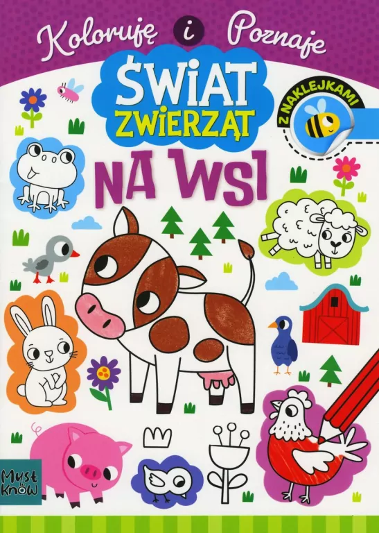 Kolorowanka a4 świat zwierząt - na wsi - tantis.pl