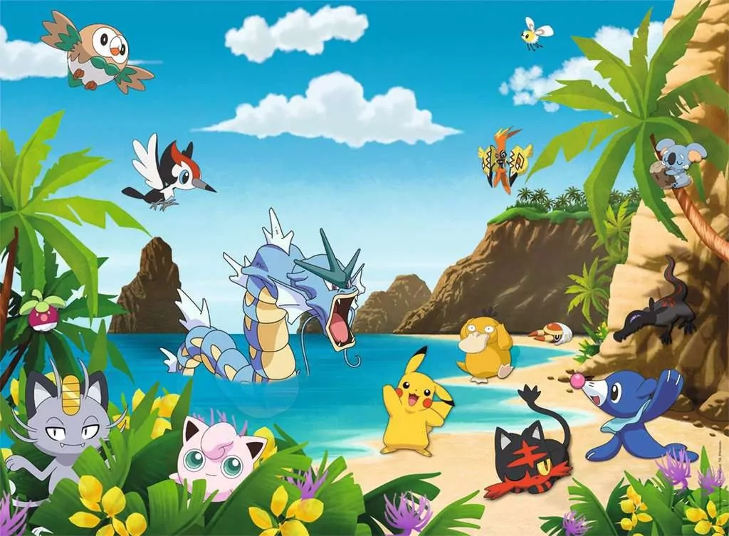Ravensburger. Puzzle 200. Pokemon. 12840 - tantis.pl