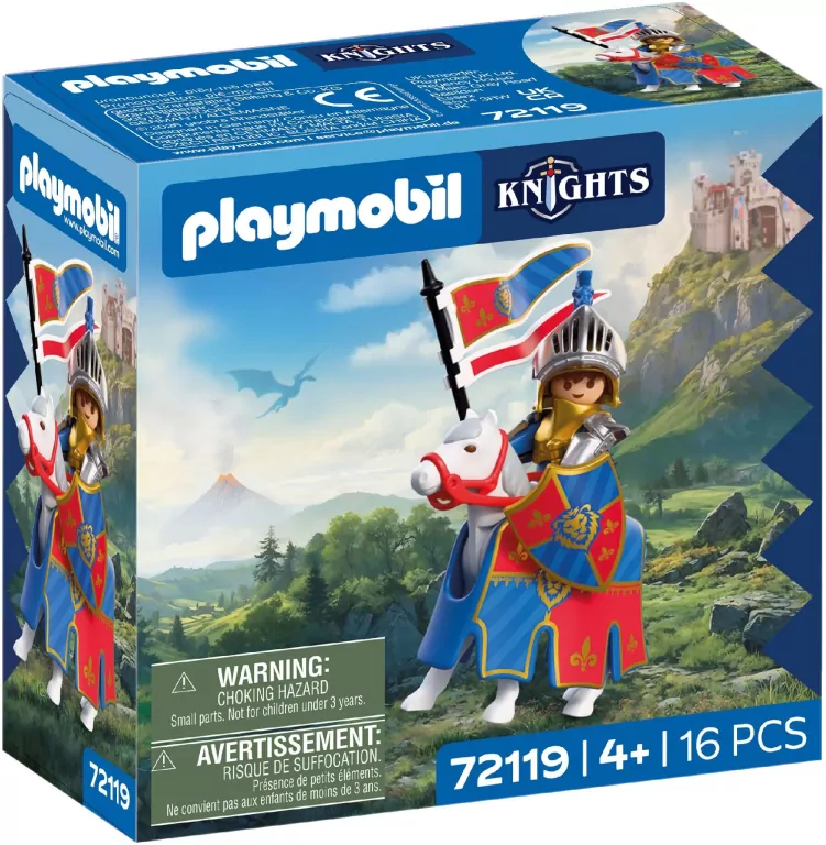 Playmobil Przywódca rycerzy herbu Lew 72119 - tantis.pl
