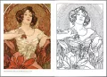 Alfons Mucha - zeszyt do kolorowania - tantis.pl