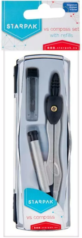 Cyrkiel metalowy + ołówek automatyczny. - tantis.pl