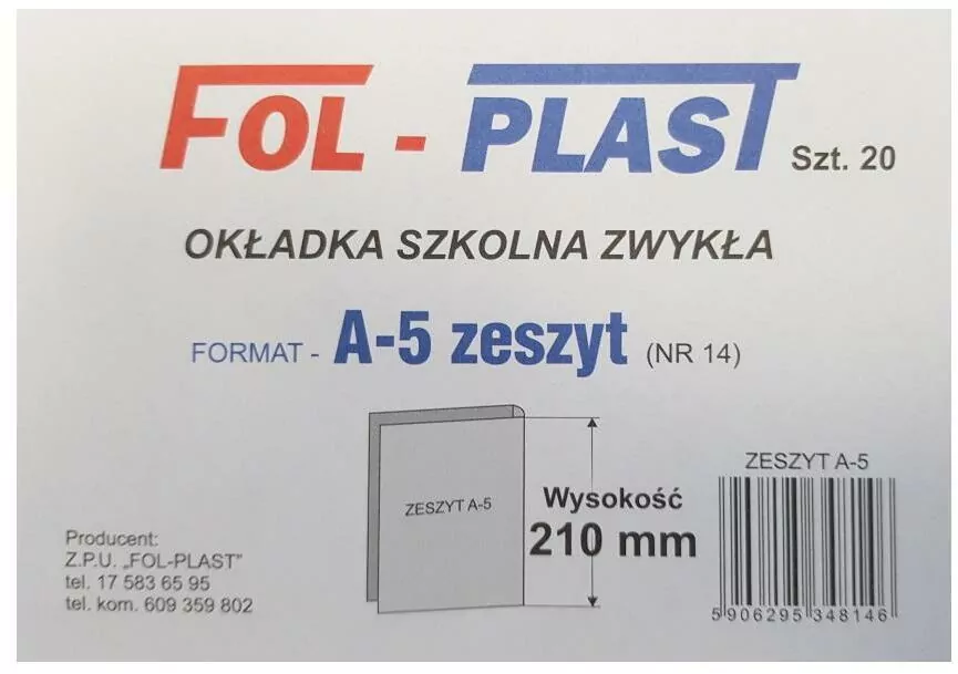 Okładka na zeszyt A5 - tantis.pl