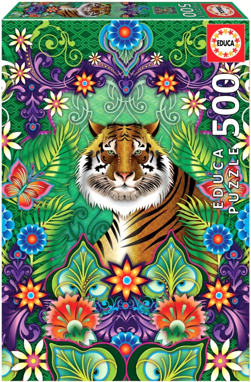 Puzzle 500 Tygrys bengalski Catalina Estrada 112818 - tantis.pl