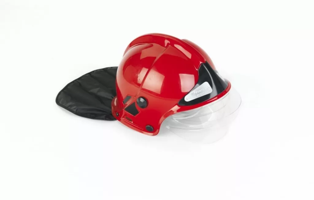 Hełm strażacki czerwony z szybką - tantis.pl