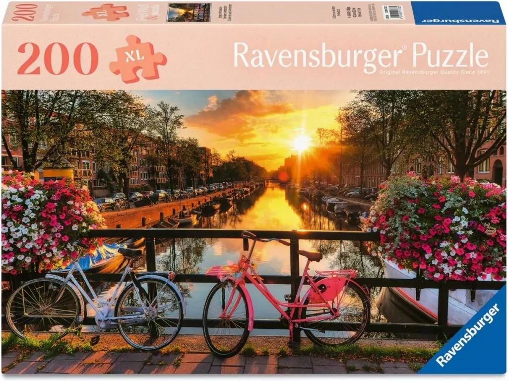 Puzzle 200 Sunset in Amsterdam - tantis.pl