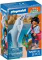 Playmobil Zoo: Delfin i odwiedzający 72091 - tantis.pl