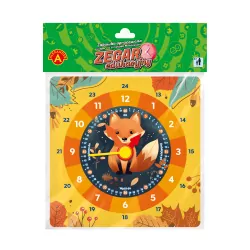 Zegar edukacyjny - Lis
