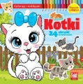 Koloruję i naklejam. Kotki - tantis.pl