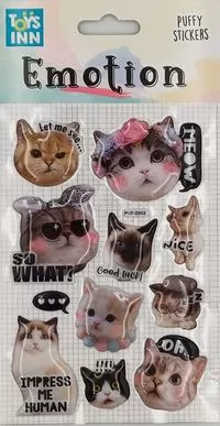 Naklejki emotions - Koty. ToysInn - tantis.pl