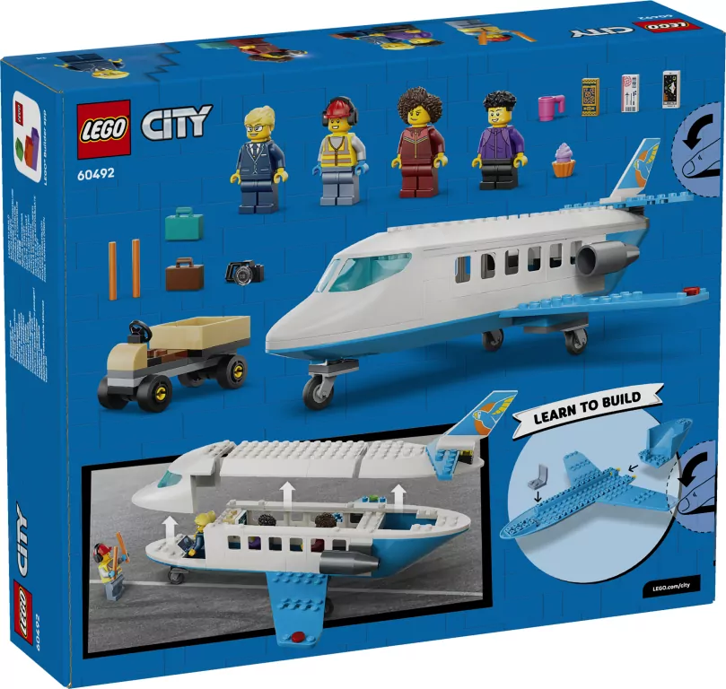 LEGO® Samolot pasażerski 60492 - tantis.pl