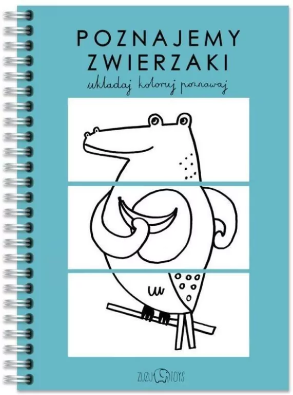 Poznajemy Zwierzaki - układaj, koloruj, poznawaj - tantis.pl