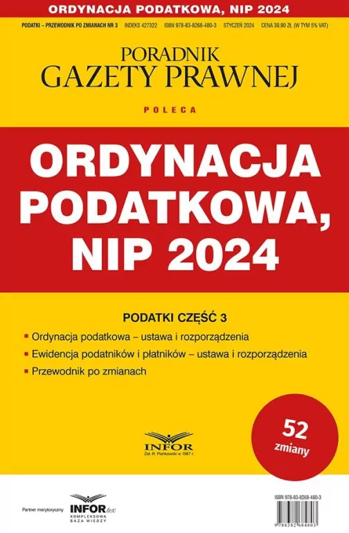 Ordynacja podatkowa, NIP 2024 - tantis.pl