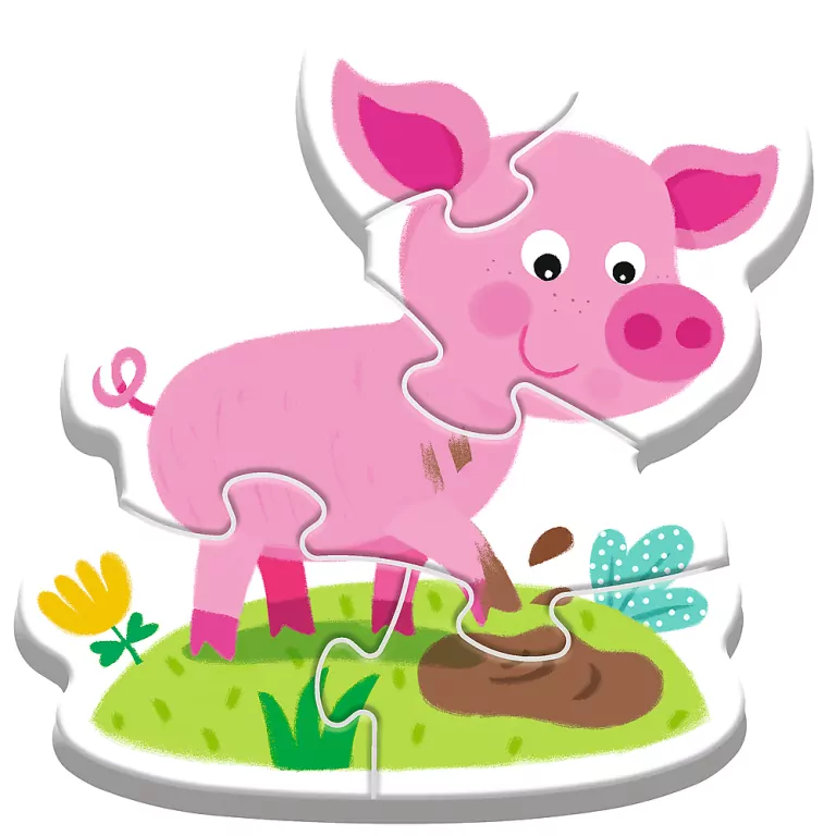 Trefl. Puzzle Baby Classic Na farmie - tantis.pl