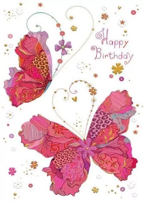 Karnet B6 + koperta: Czerwone motyle - tantis.pl