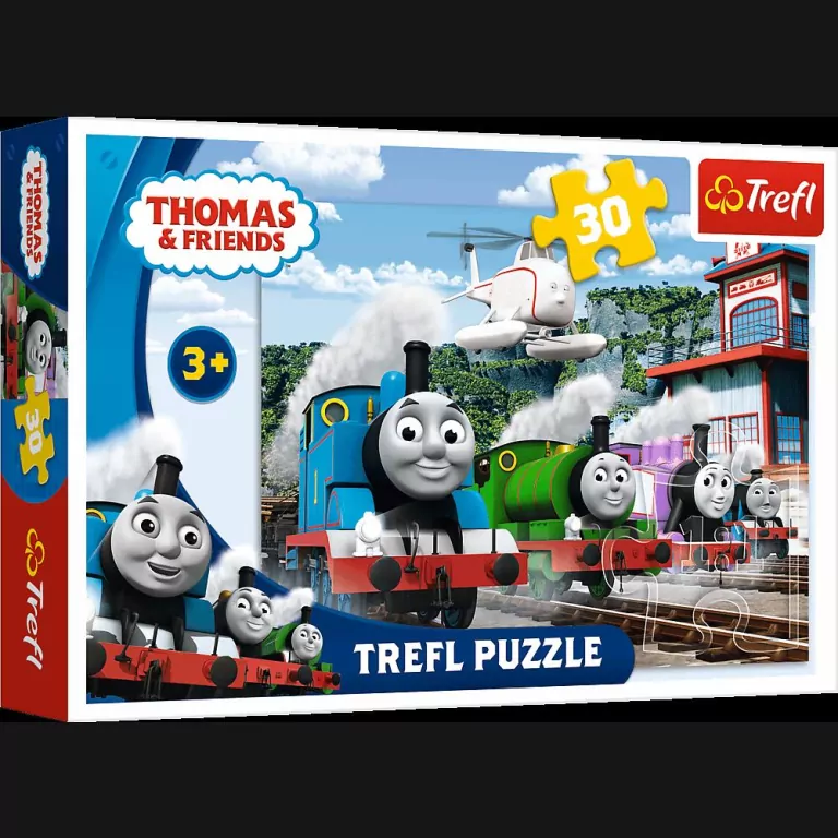 Puzzle 30. Tomek i Przyjaciele. Wyścig na torach. 18230 - tantis.pl