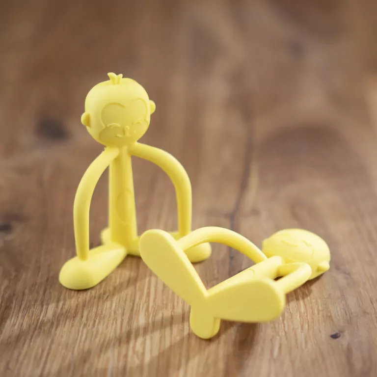 Gryzak dla dzieci uspokajający Małpka żółty - tantis.pl