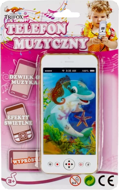 Telefon na baterie mix. Zabawka. Trifox - tantis.pl