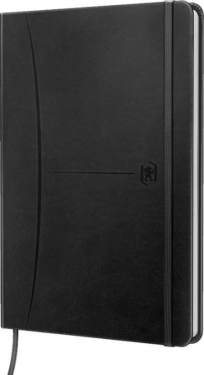 Notatnik A5/80k kratka. Signature. Oxford. Czarny - tantis.pl