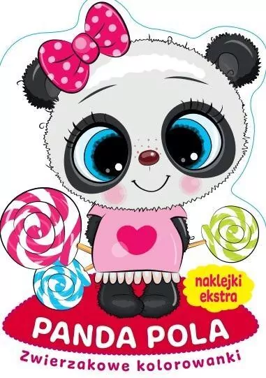 Zwierzakowe kolorowanki. Panda Pola - tantis.pl
