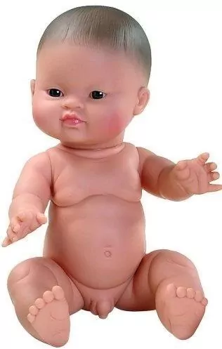 Lalka hiszpańska Gordi bobas chłopczyk Azjata 34cm - tantis.pl
