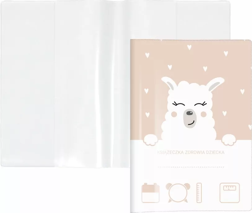 Okładka na książeczkę zdrowia dziecka alpaka - tantis.pl