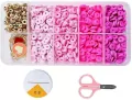 Koraliki DIY odcienie różu - tantis.pl