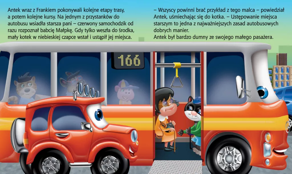 Autobusy. Samochodzik Franek - tantis.pl