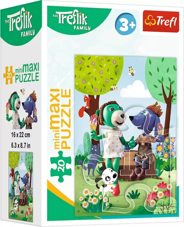 Puzzle 20 MiniMaxi. Dzień Treflików - tantis.pl