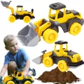 Traktor czarno-żółty - tantis.pl