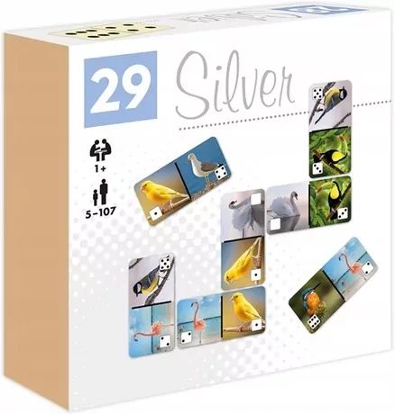 Domino ptaki Silver ALEX - tantis.pl