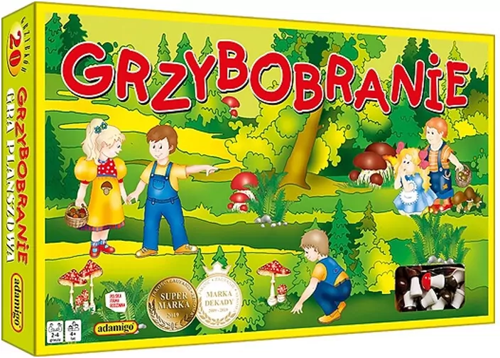 Grzybobranie. Gra planszowa. Adamigo - tantis.pl
