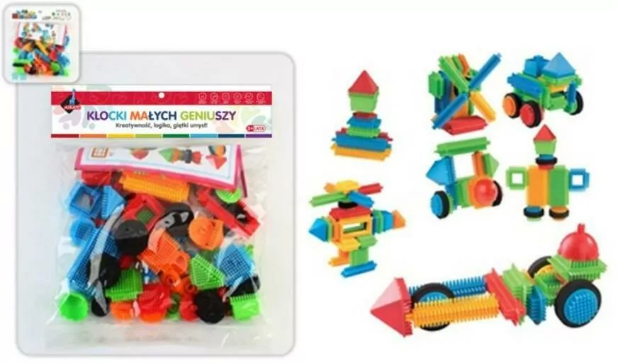 Klocki szczotki 46 elementów - tantis.pl