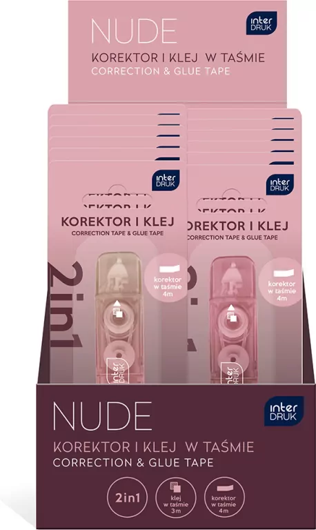 Korektor i klej w taśmie 2w1 Nude - tantis.pl