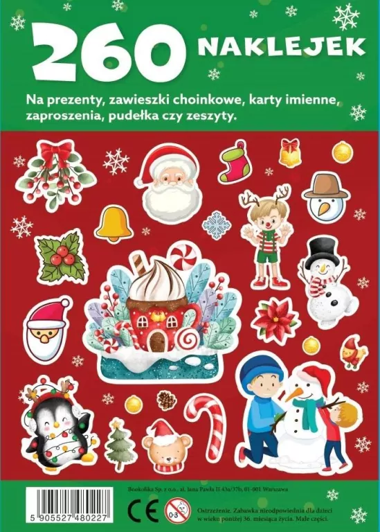 260 naklejek na Święta - tantis.pl