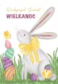 Karnet B6 Wielkanoc Zajączek - tantis.pl