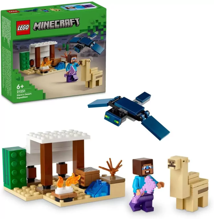 LEGO® Minecraft®. Pustynna wyprawa Steve’a 21251 - tantis.pl