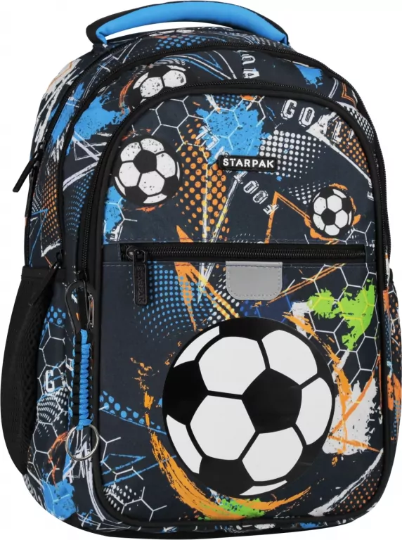 Plecak szkolny Football blue - tantis.pl