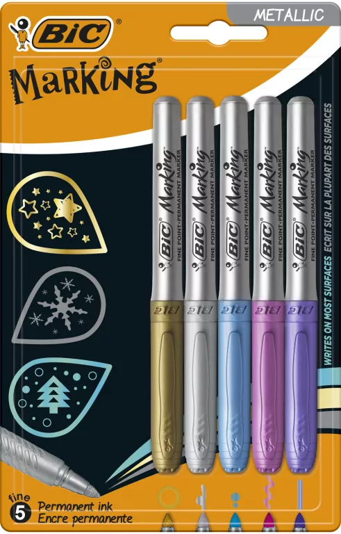 Marker. Metallic Ink. 5 kolorów - tantis.pl