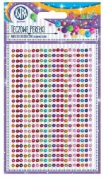 Tęczowe perełki. Naklejki dekoracyjne