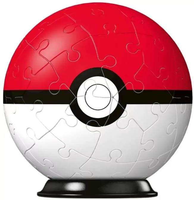Puzzle 3D 54. Kula Pokemon czerwona - tantis.pl