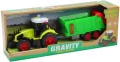 Traktor z przyczepą i dźwiękiem - tantis.pl