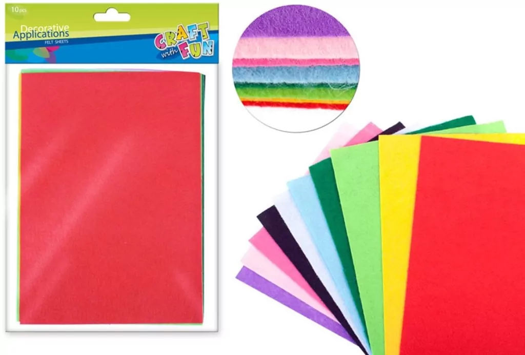 Filc arkusz 10 kolorów A4 - tantis.pl